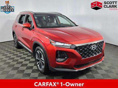 Lava Orange 2019 Hyundai SANTA FE Limited 2.0T