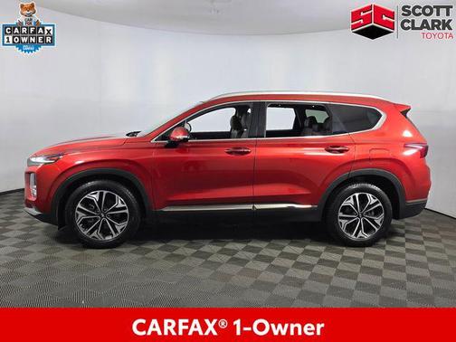 Lava Orange 2019 Hyundai SANTA FE Limited 2.0T