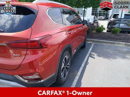 Lava Orange 2019 Hyundai SANTA FE Limited 2.0T