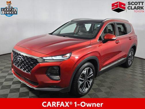 Lava Orange 2019 Hyundai SANTA FE Limited 2.0T