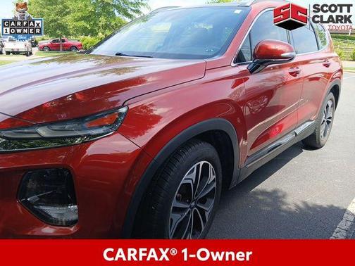 Lava Orange 2019 Hyundai SANTA FE Limited 2.0T