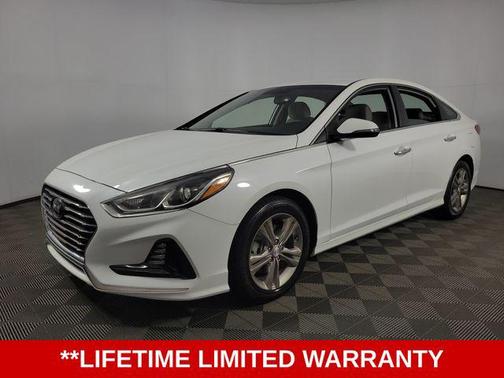 Quartz White Pearl 2018 Hyundai SONATA SEL