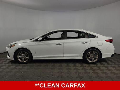 Quartz White Pearl 2018 Hyundai SONATA SEL