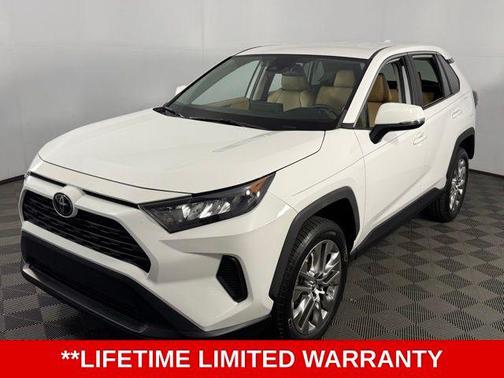 White 2022 Toyota RAV4 LE