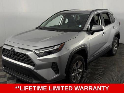 Silver Sky Metallic 2025 Toyota RAV4 Hybrid LE