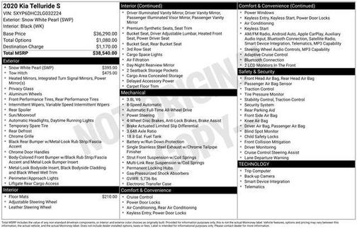 2020 Kia Telluride S