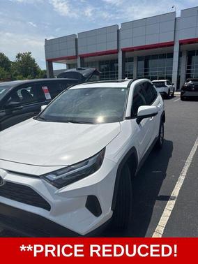 White 2022 Toyota RAV4 XLE