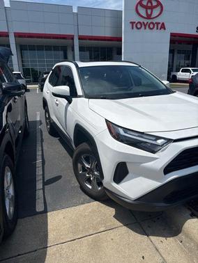 White 2022 Toyota RAV4 XLE