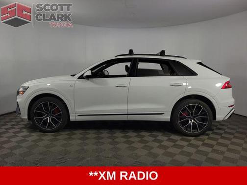 Glacier White Metallic 2021 Audi Q8 55 Premium Plus
