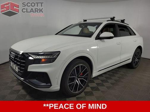Glacier White Metallic 2021 Audi Q8 55 Premium Plus