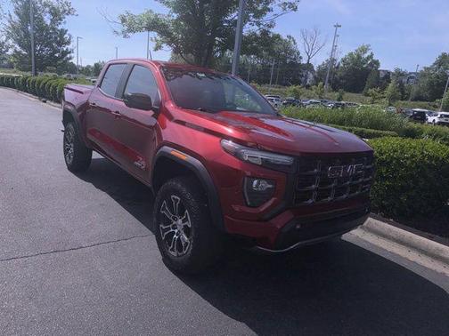 Volcanic Red Tintcoat 2023 GMC Canyon AT4