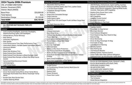 2024 Toyota GR86 Premium