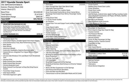 2017 Hyundai SONATA Sport