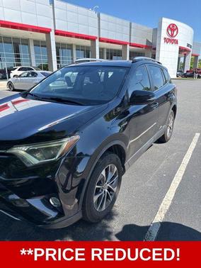 Black Sand Pearl 2017 Toyota RAV4 Hybrid XLE