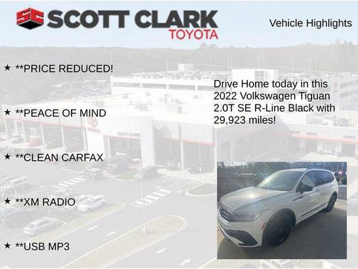 2022 Volkswagen Tiguan 2.0T SE R-Line Black