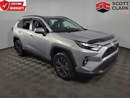 Silver Sky Metallic 2023 Toyota RAV4 Hybrid XLE Premium
