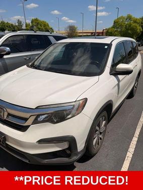 Platinum White Pearl 2020 Honda Pilot 2WD EX-L