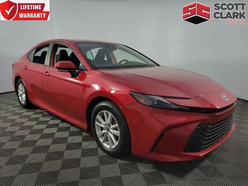 Supersonic Red 2025 Toyota Camry LE