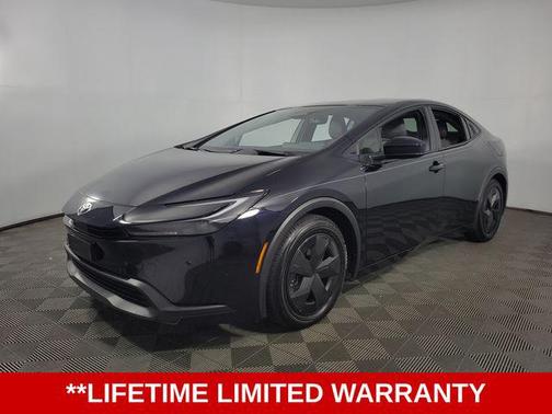 Midnight Black Metallic 2025 Toyota Prius LE
