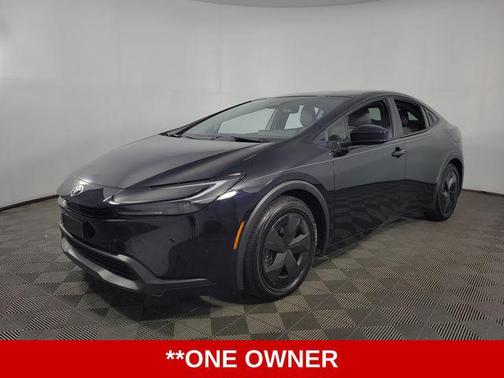 Midnight Black Metallic 2025 Toyota Prius LE