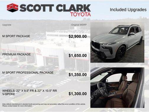 Gray Metallic 2026 BMW X7 xDrive40i