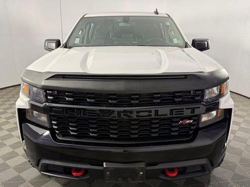 Summit White 2021 Chevrolet Silverado 1500 Custom Trail Boss