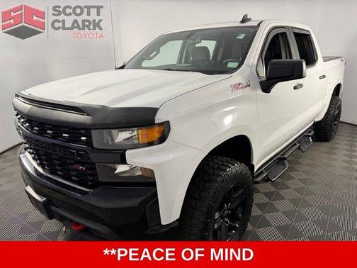 Summit White 2021 Chevrolet Silverado 1500 Custom Trail Boss