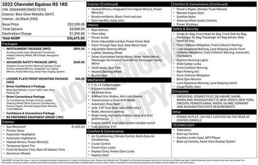 2022 Chevrolet Equinox AWD RS