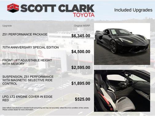 Carbon Flash Metallic 2023 Chevrolet Corvette Stingray w/3LT