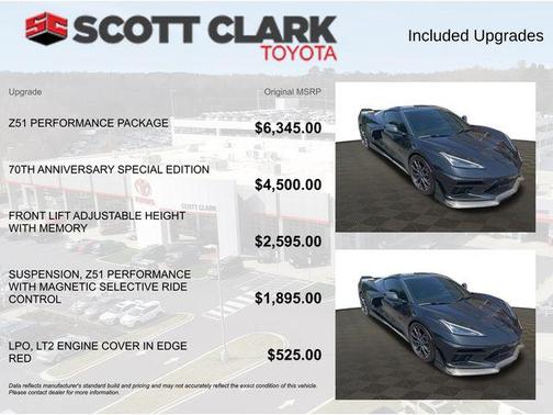 Carbon Flash Metallic 2023 Chevrolet Corvette Stingray w/3LT