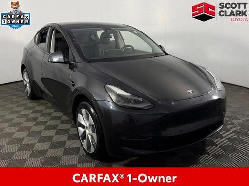 Solid Black 2024 Tesla Model Y Long Range Single Motor Rear-Wheel Drive