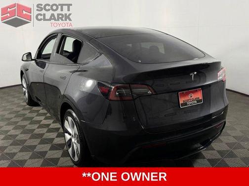 Solid Black 2024 Tesla Model Y Long Range Single Motor Rear-Wheel Drive
