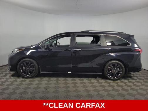 Midnight Black Metallic 2024 Toyota Sienna XSE 7 Passenger
