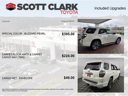 Blizzard Pearl 2018 Toyota 4Runner Limited