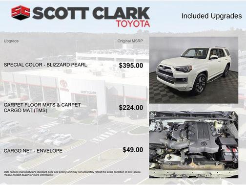 Blizzard Pearl 2018 Toyota 4Runner Limited