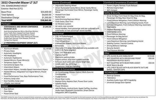 2022 Chevrolet Blazer 2LT