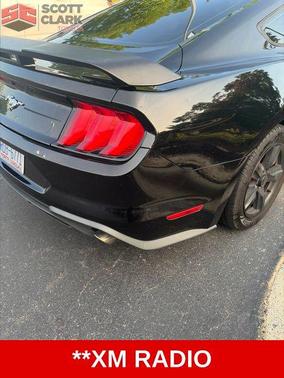 Shadow Black 2018 Ford Mustang EcoBoost
