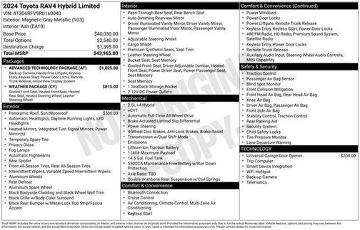 2024 Toyota RAV4 Hybrid Limited