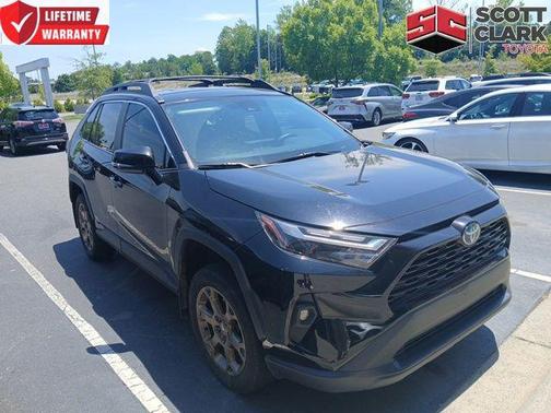 Midnight Black Metallic 2024 Toyota RAV4 Hybrid SE