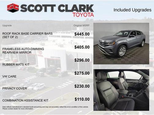 Platinum Gray Metallic 2023 Volkswagen Atlas Cross Sport 3.6L V6 SE w/Technology