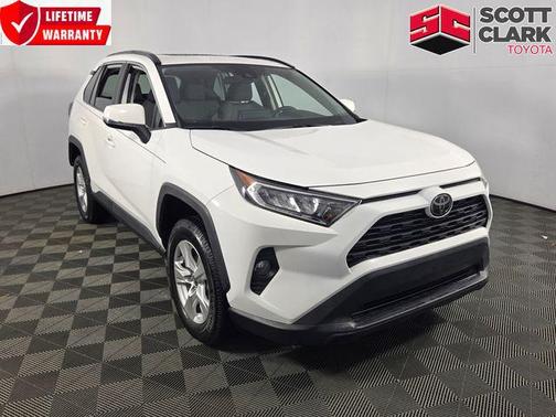 Super White 2021 Toyota RAV4 XLE