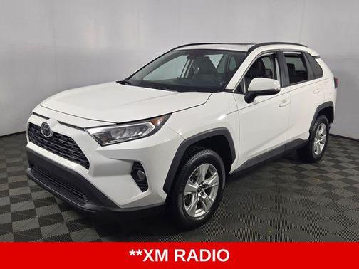 Super White 2021 Toyota RAV4 XLE