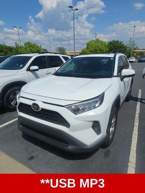 Super White 2021 Toyota RAV4 XLE