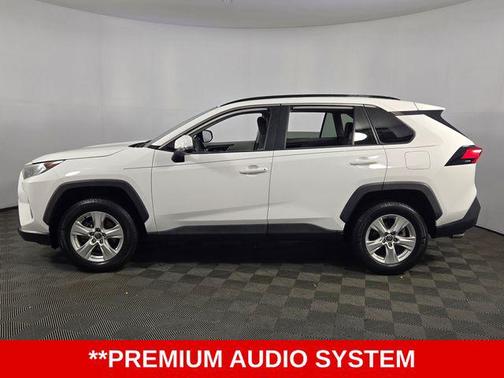 Super White 2021 Toyota RAV4 XLE