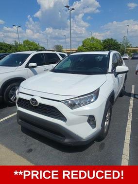 Super White 2021 Toyota RAV4 XLE