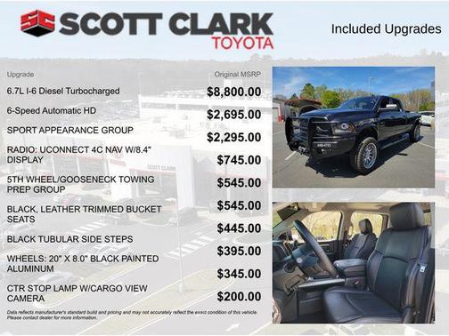 Brilliant Black Crystal Pearlcoat 2018 RAM 3500 Laramie Crew Cab 4x4 8' Box