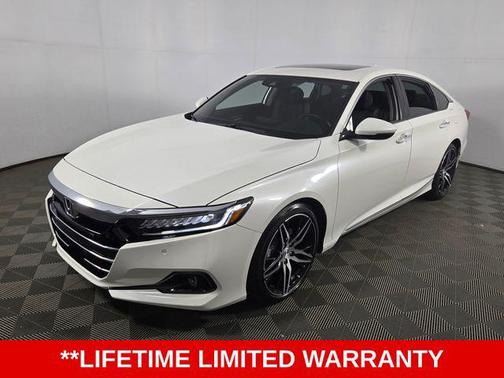 White 2021 Honda Accord Touring 2.0T