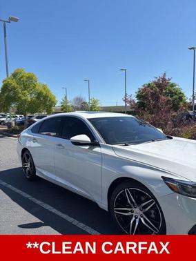White 2021 Honda Accord Touring 2.0T