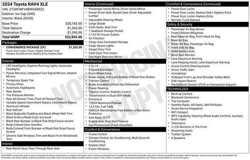 Ice Cap 2024 Toyota RAV4 XLE