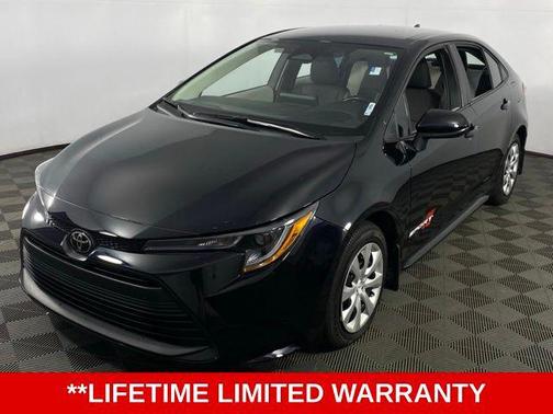 Midnight Black Metallic 2025 Toyota Corolla LE